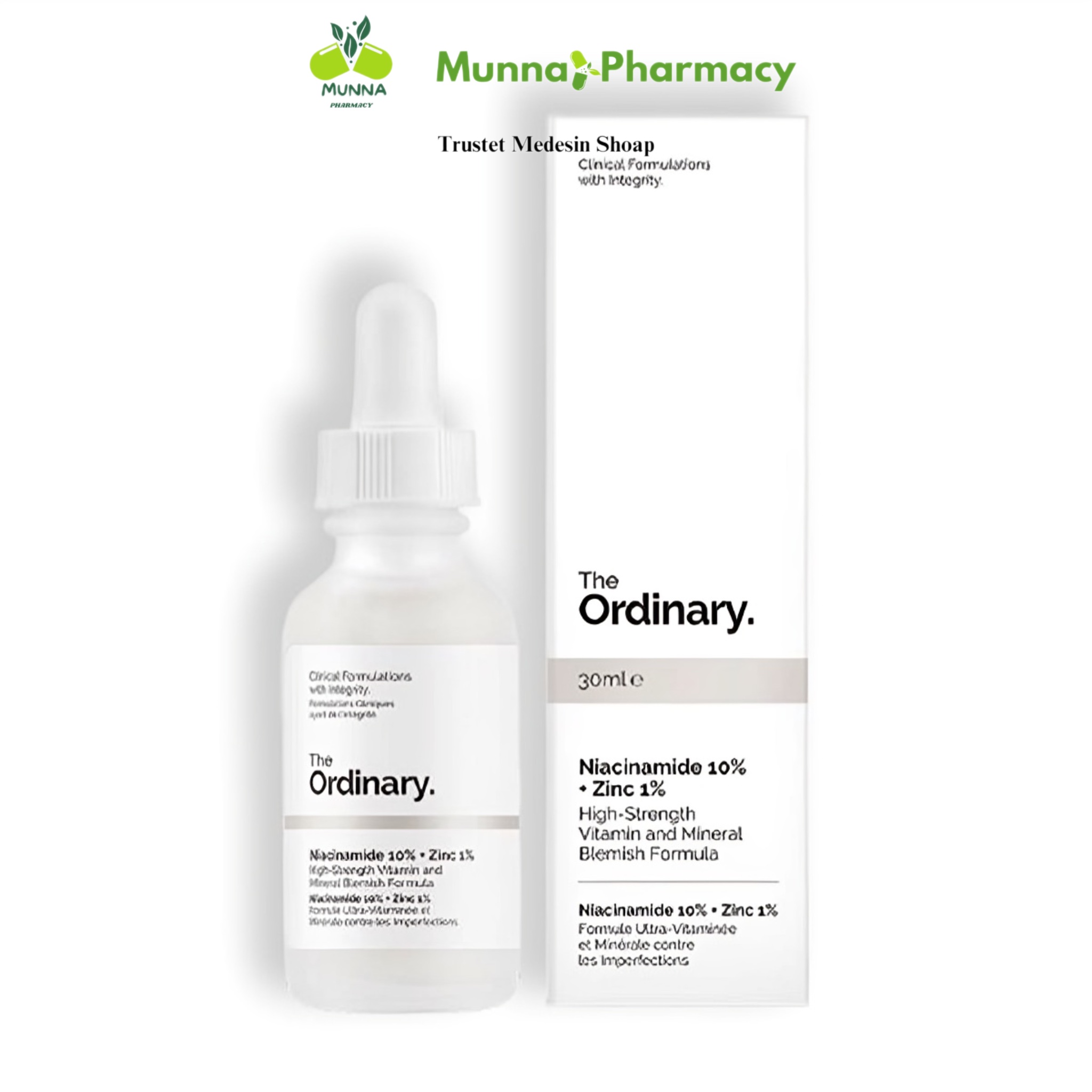 1%Niacinamide 10% + Zinc 1%